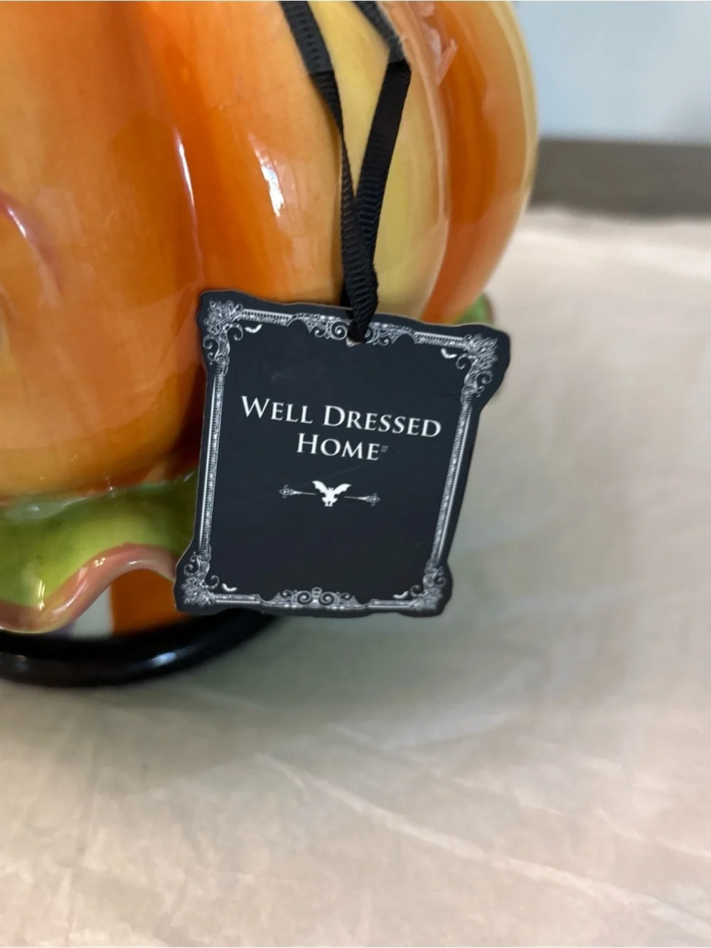 BRAND NEW 2022 Corner Ruby Carnival Candy Corn Pumpkin Bowl